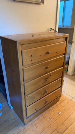Solid wood dresser