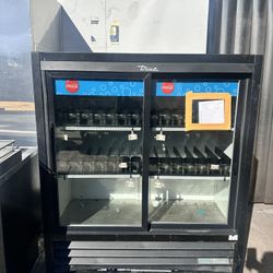 True Sliding Door Refrigerator 