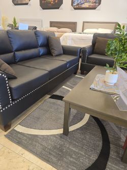 Sofa and love seat set