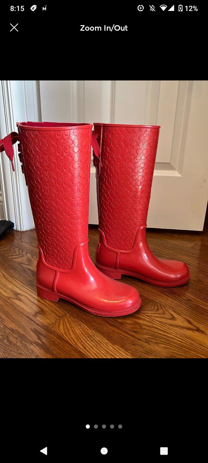 Coach Rain boots