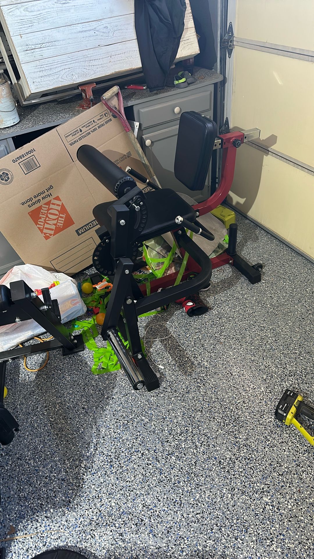 Leg Extension And Curl Machine
