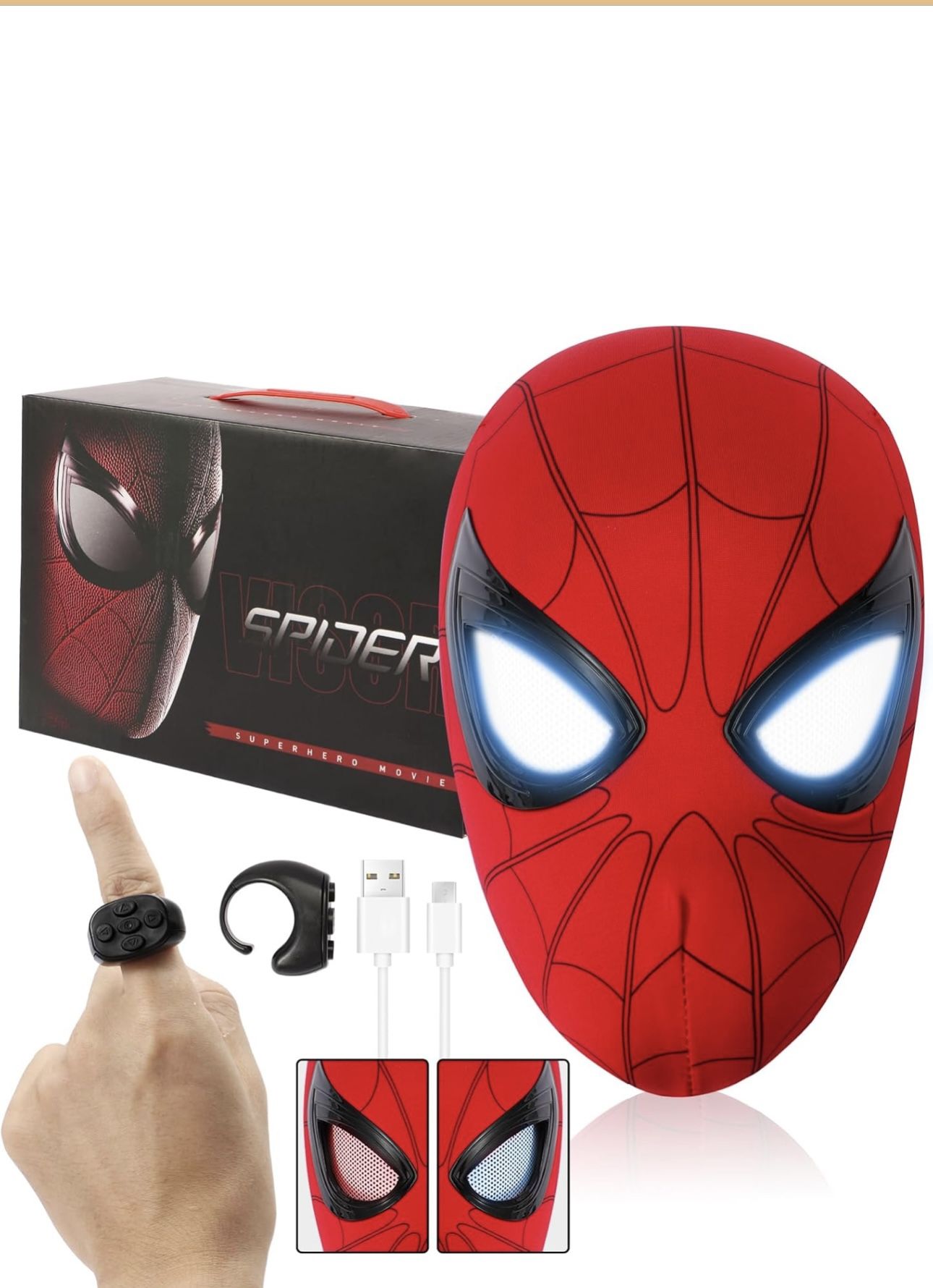 Ring Control Moving Lights Spider Man