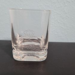 Vintage Crown Royal 2000 Whisky Glass, Square
