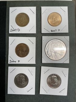 12-Coin Collector Lot – Susan B. Anthony Wide Rim, Wounded Eagle Sacagawea & 1 oz Silver Round