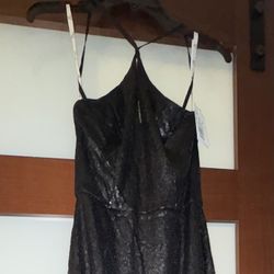 Black Sequin Dress, Size 4