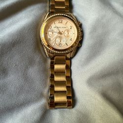 Michael Kors Rose Gold Watch 