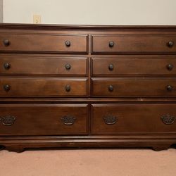Solid Wood Dresser Set – 2 Matching Dressers