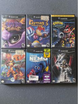 GameCube Games + Bongo Controllers