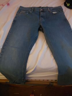 Calvin Klein Jeans Men's Straight Leg Denim Blue W36 x L32 Excellent Condition