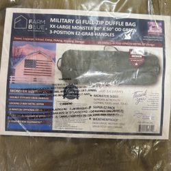 Military GI Full-zip Duffle Bag 