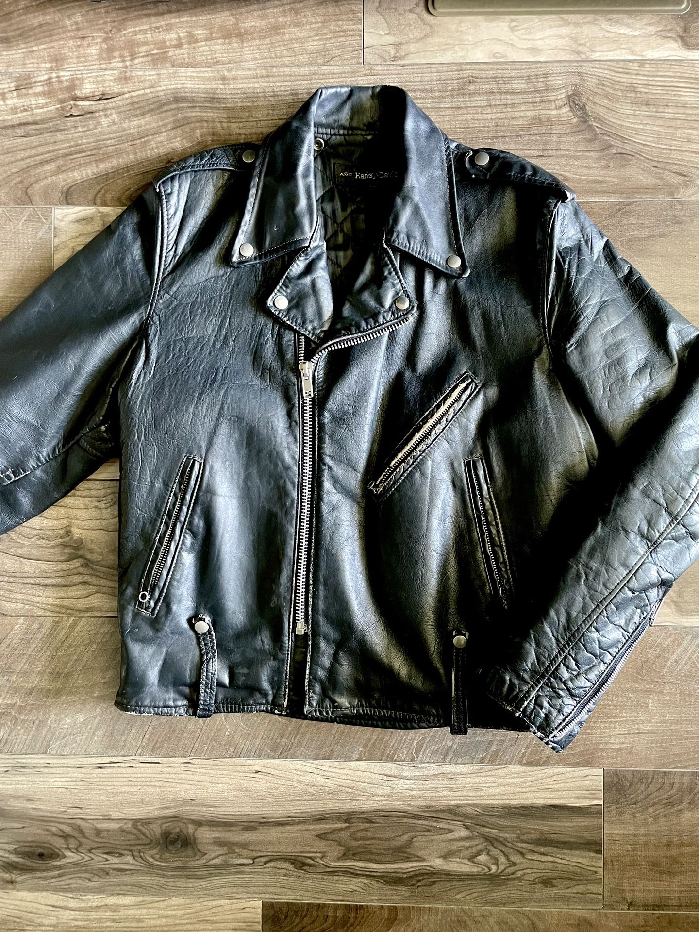 Vintage Harley Davidson Leather Jacket
