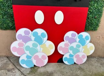 Disney theme balloons cutout / props