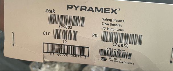 Pyramax safety glasses