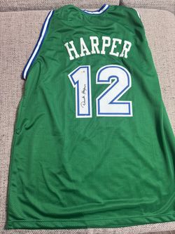 Derek Harper Signed Autograph Custom Jersey - JSA Coa - Dallas Mavericks