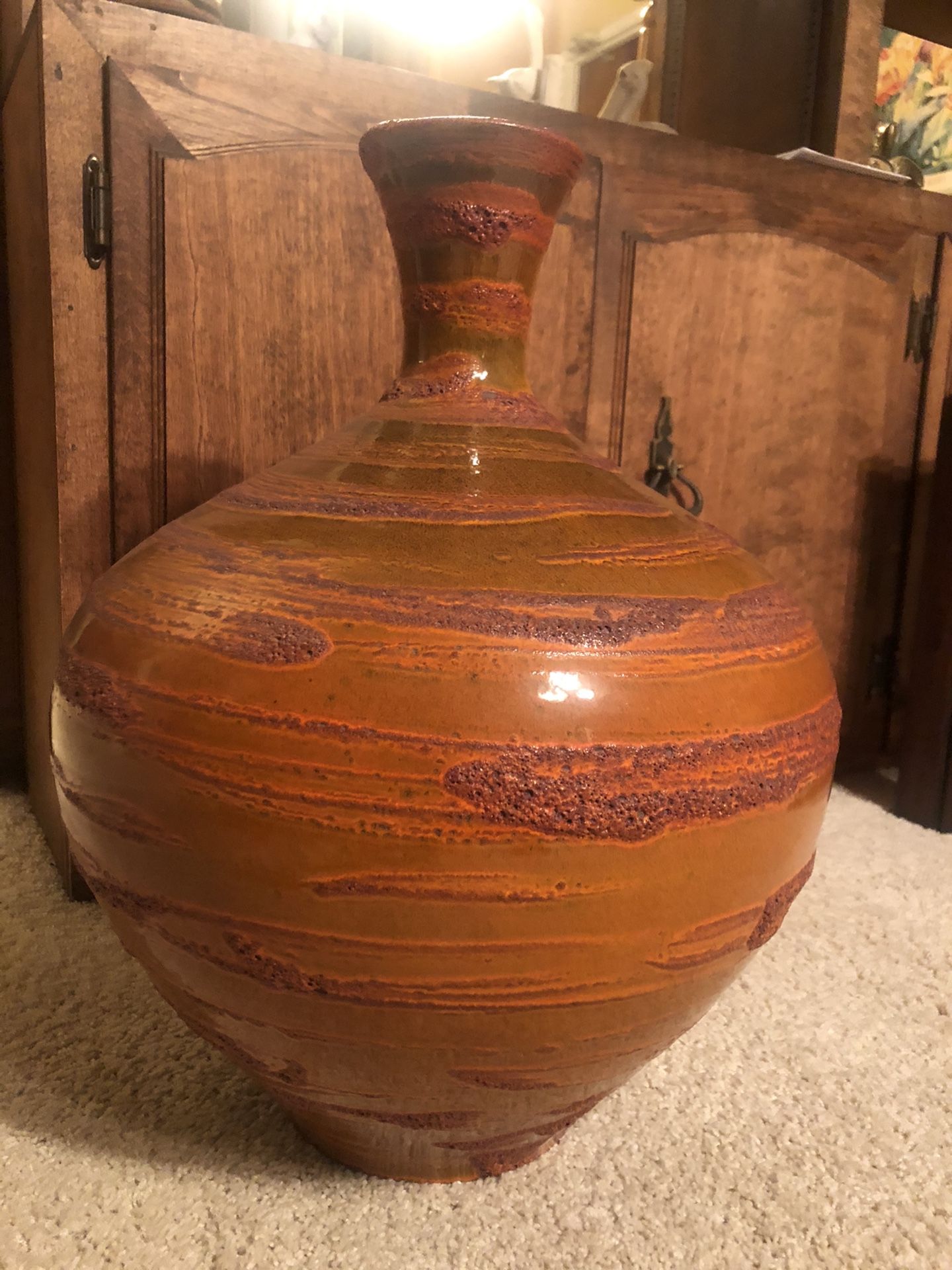 Vase - large decorative pottery inside or out.