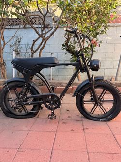 V93 Electric Fat Tire Bike - Project / Parts (No Battery, No Charger)