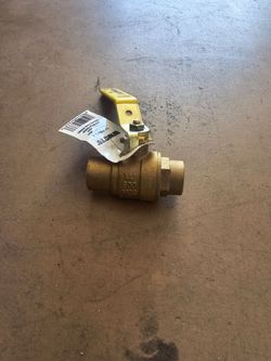 3/4" sweat Ball Valve brass