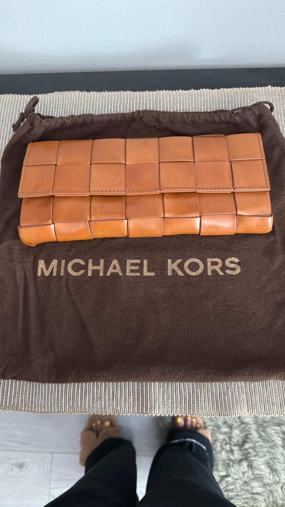 New Michael Kors Leather Handbag