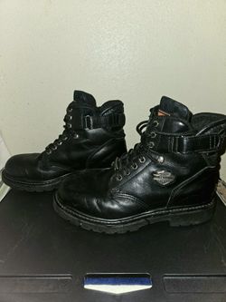 Harley Davidson Black Boots 9 M