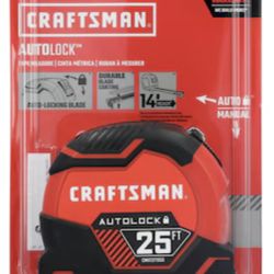 CRAFTSMAN AutoLock 25-ft Auto Lock Tape Measure