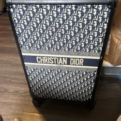 Christian Dior Suitcase With Authenticity Card
