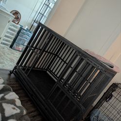XL indestructible dog kennel