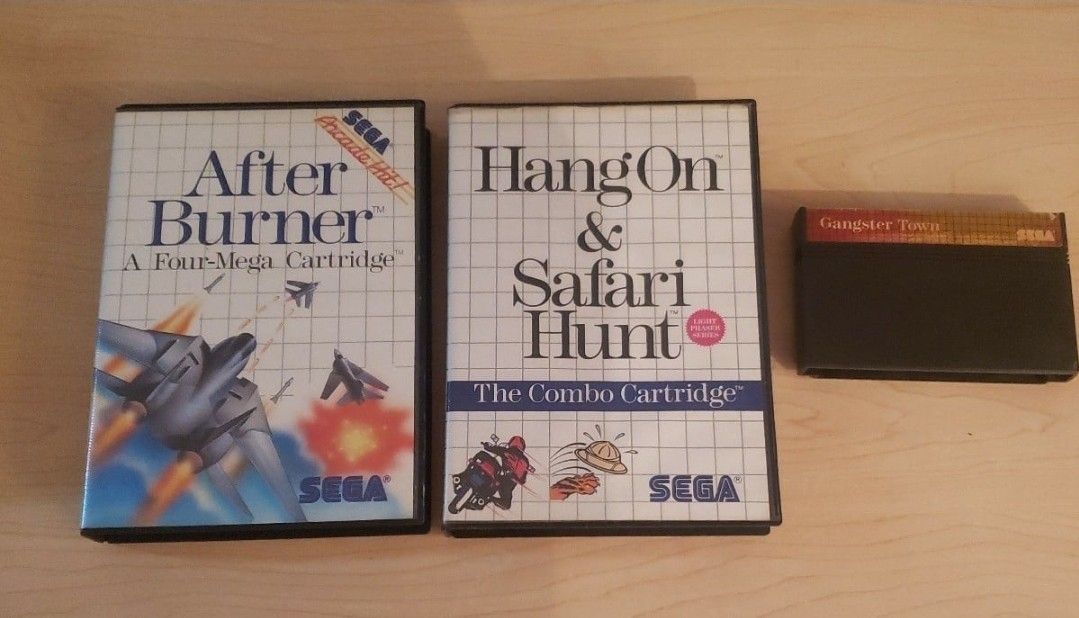 Sega master system game lot