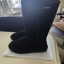 Bear Paws Black Suede Boots 