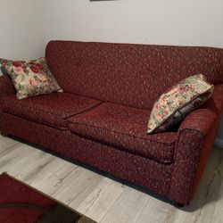 Sofa, Two Chairs And A Small Table