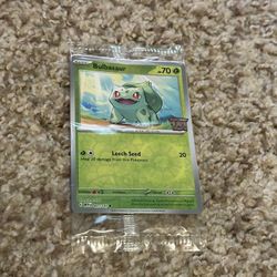 Bulbasaur Limited Edition Card