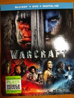 Brand new Warcraft DVD & bluray (no digital code)