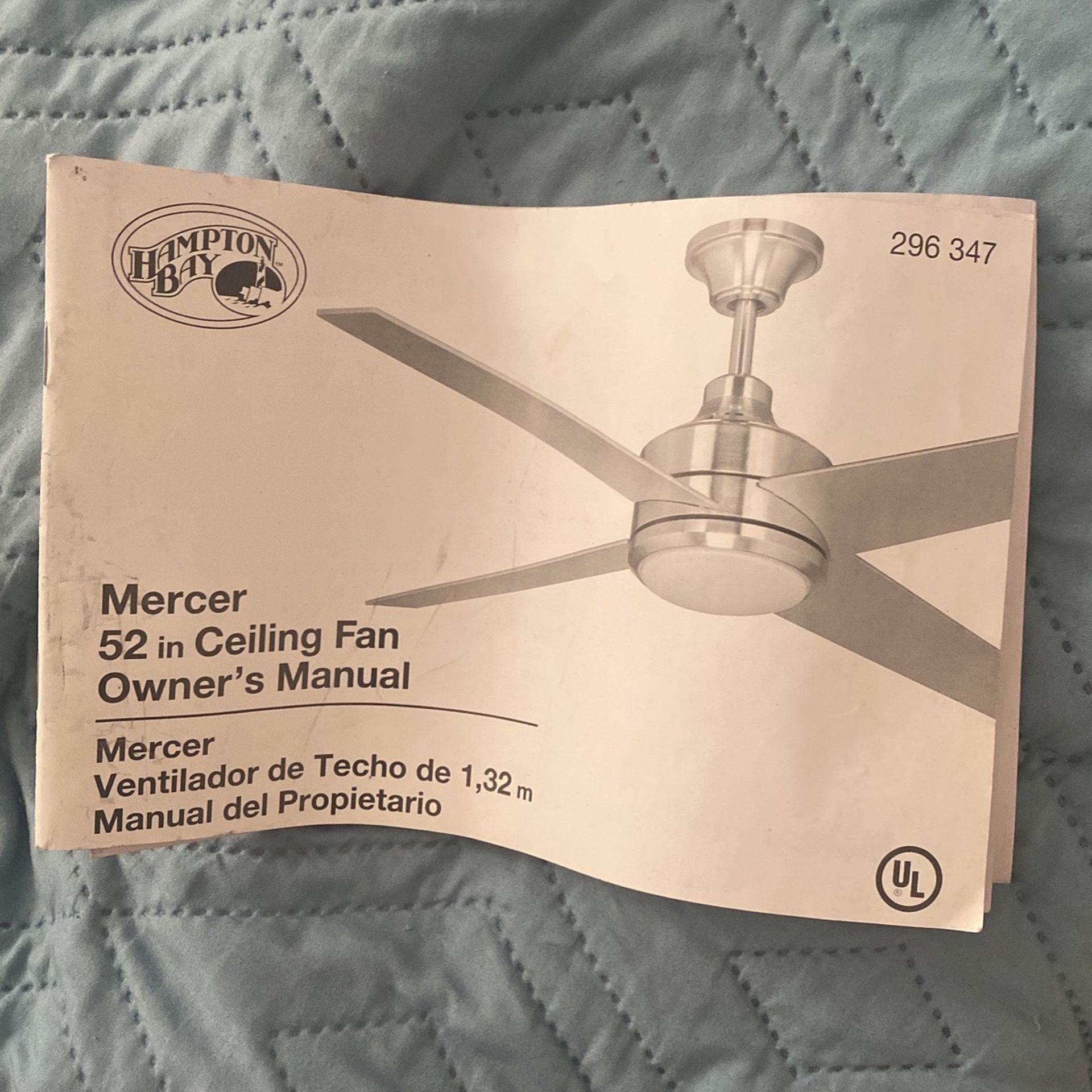 Hampton Bay Mercer Ceiling Fan Manual Shelly Lighting