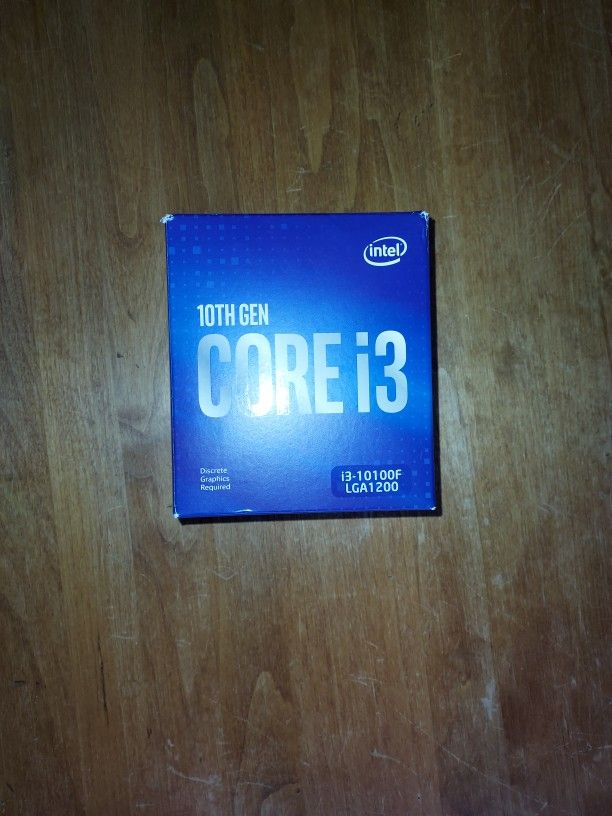Intel i3-10100f CPU + Stock Cooler LGA 1200 Fair Condition