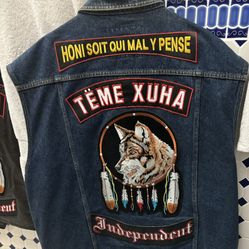 Biker Jean Vest