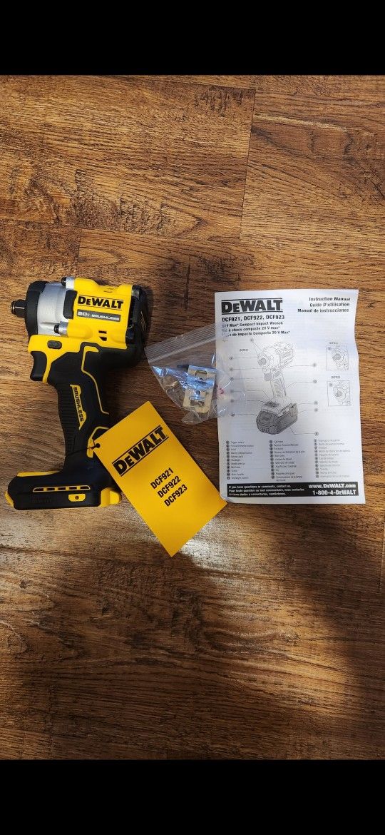 DEWALT
ATOMIC 20V MAX
Cordless Brushless
1/2 in. Variable Speed .Price
ls firm.