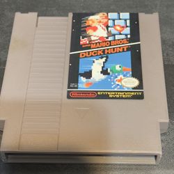 Super Mario Bros / Duck Hunt (NES) - Original Nintendo Cartridge with Dust Sleeve