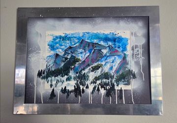 Crystal Mountain Painting 25" by 34"