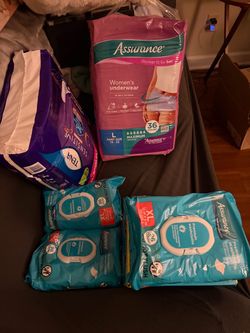 Diapers and pads and wipes