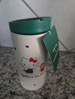 Starbucks x Hello Kitty Stainless Steel Tumbler 12 oz Pink Graphic