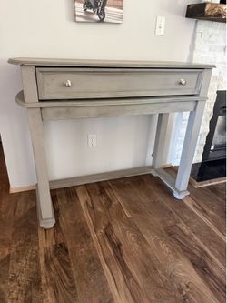 Tall desk  or console style table