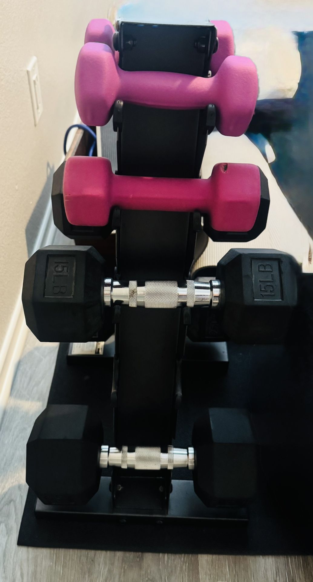 Heavy-Duty Weight Rack – Dumbbell Storage Stand