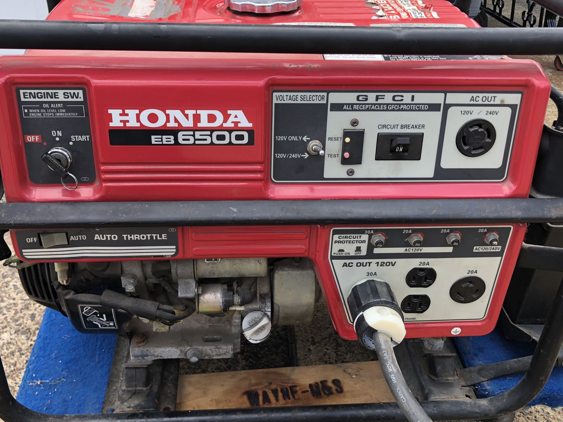 Generator- Honda EB6500