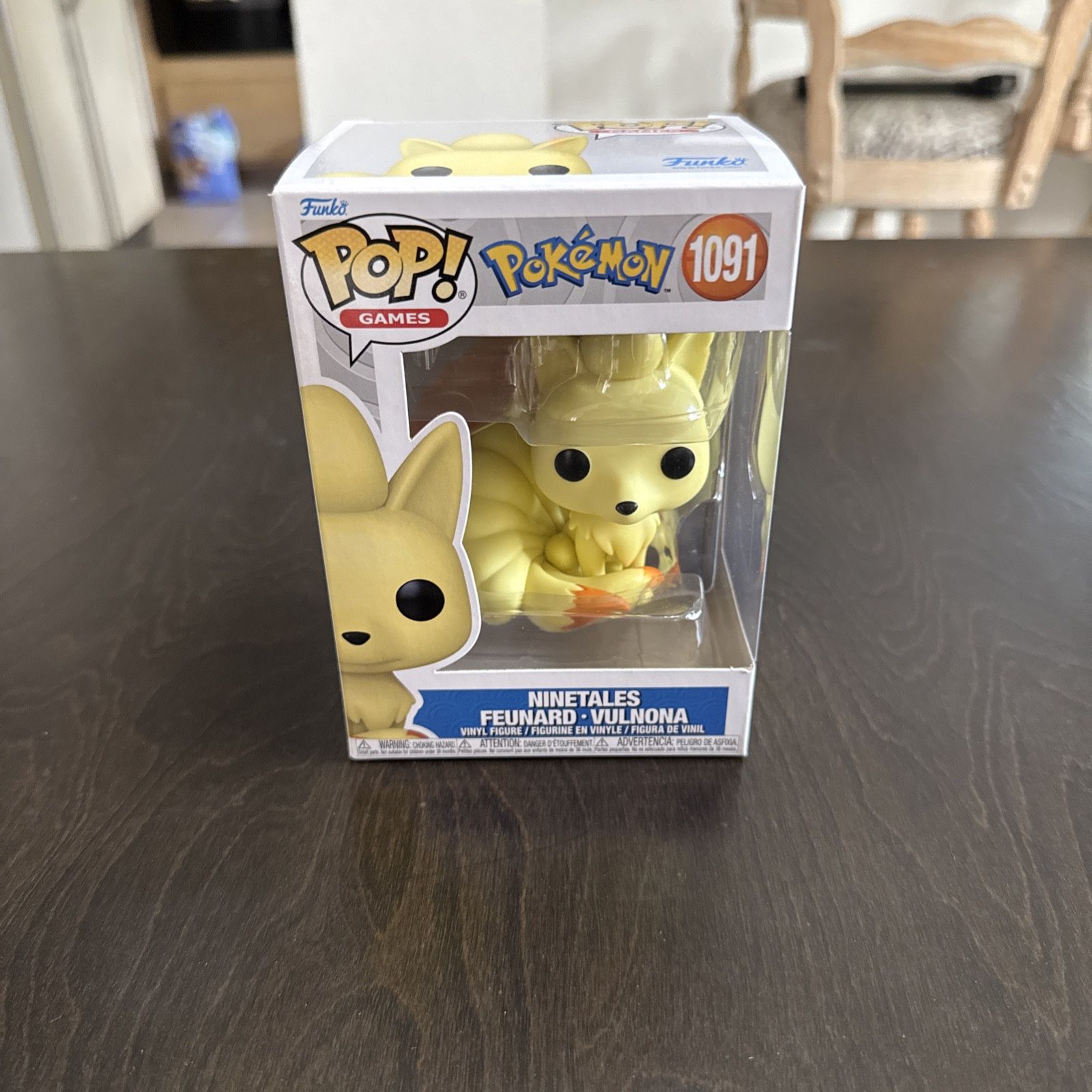 Funko Pop! Games Vinyl: Pokémon - Ninetales #1091 New✨