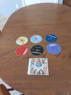6. Dvds movies and 1 music cd for sale