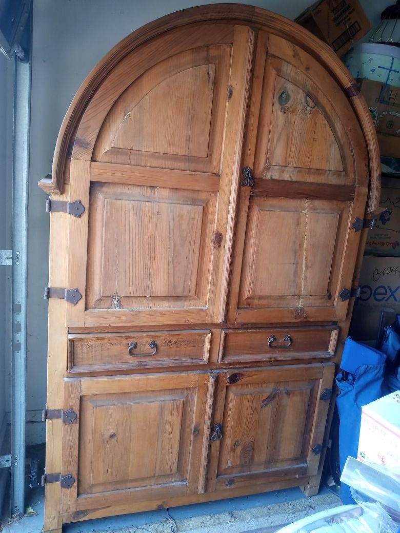 Rustic armoire