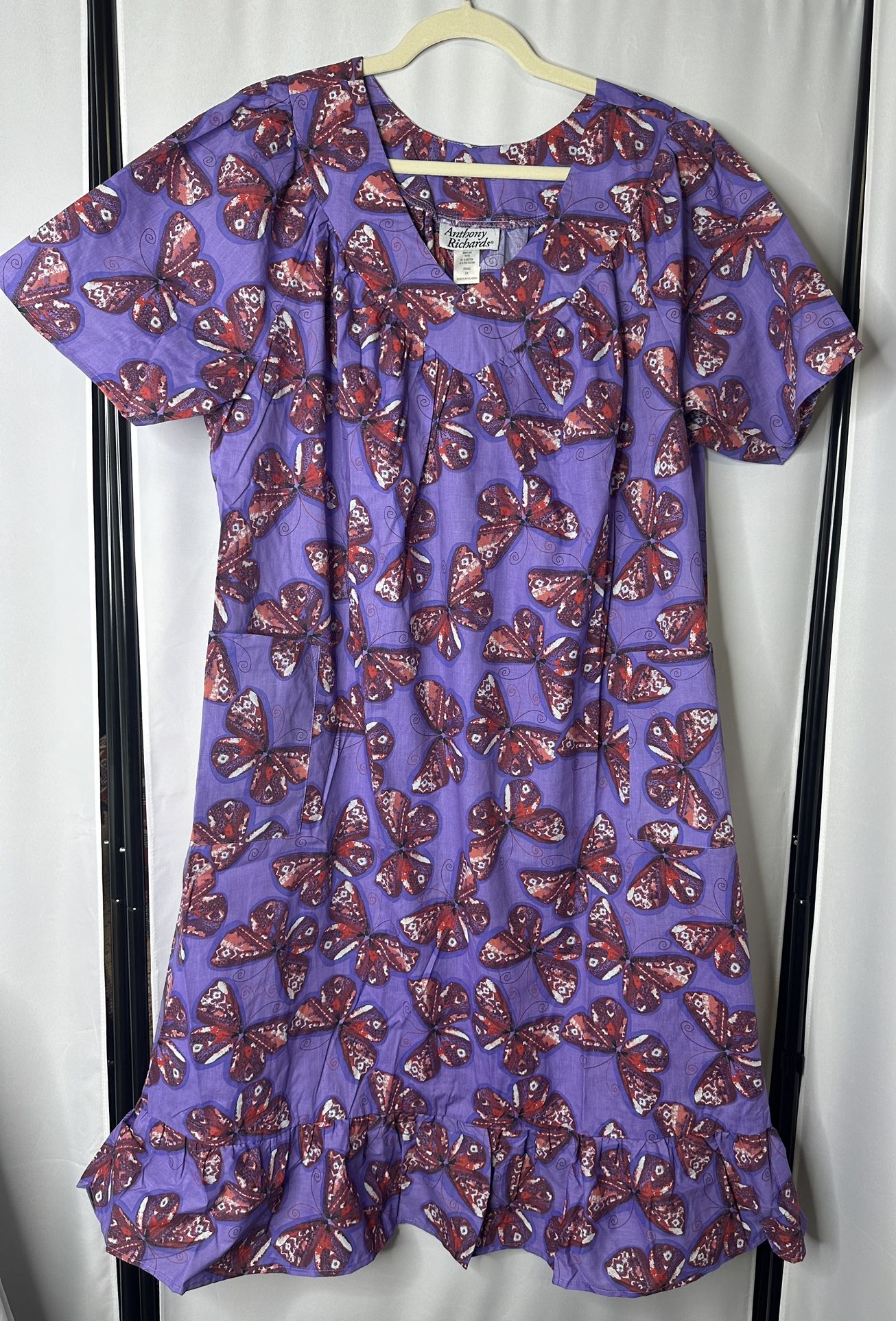 ANTHONY RICHARDS PURPLE DRESS PLUS SIZE 2X