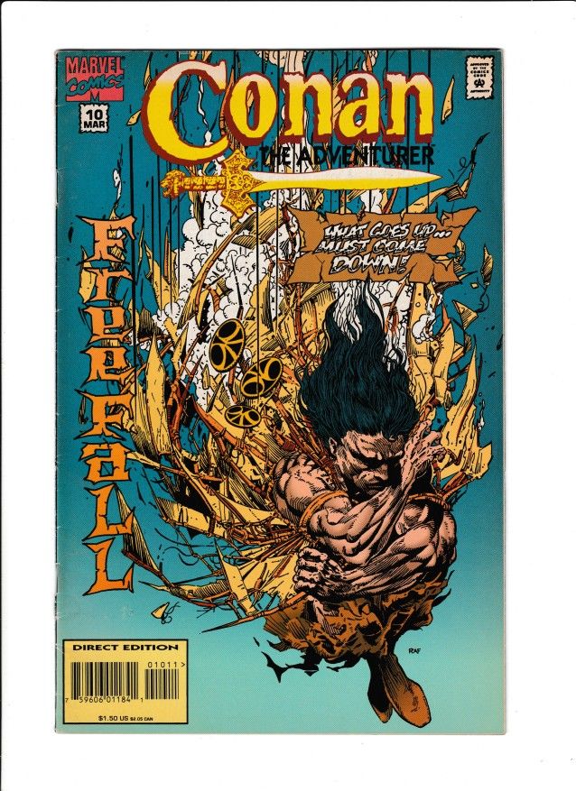 CONAN THE ADVENTURER #10 (1995) RAFAEL KAYANAN | DIRECT EDITION