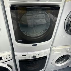 With Install! Washer Electric Dryer Set Maytag Runs smooth