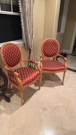 Solid Wood French Chairs