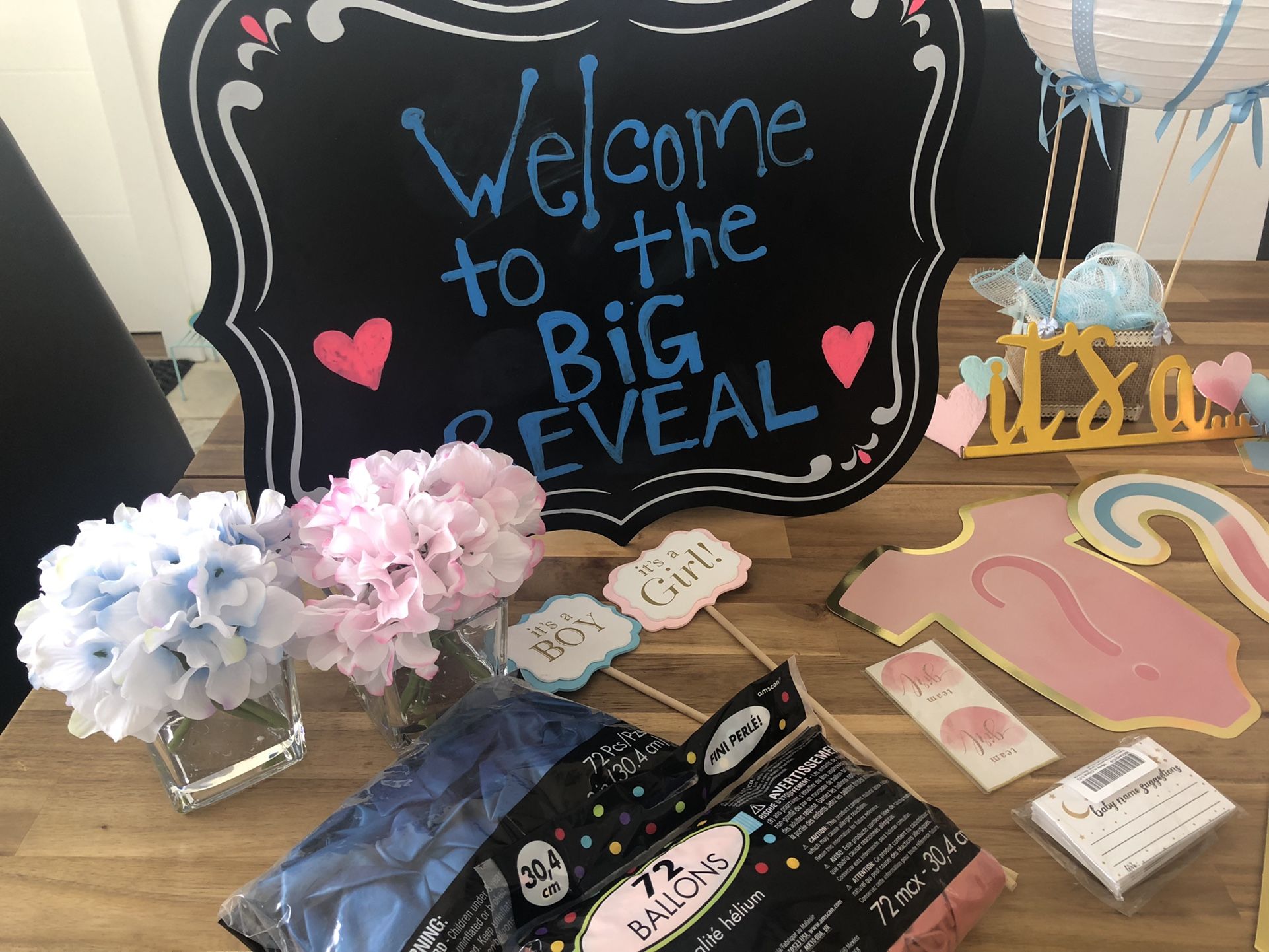 Baby shower Gender Reveal